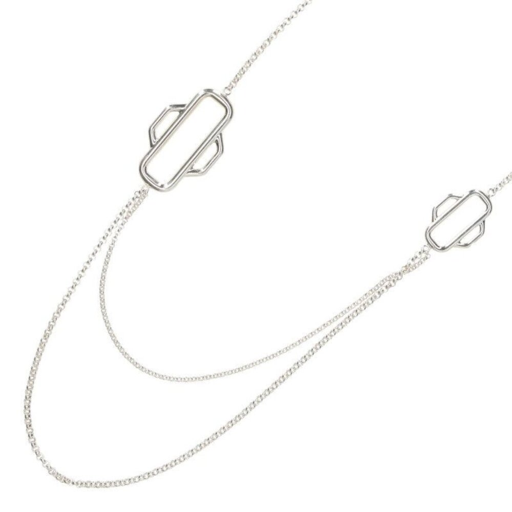 Hermes Attrage 100 Silver Necklace